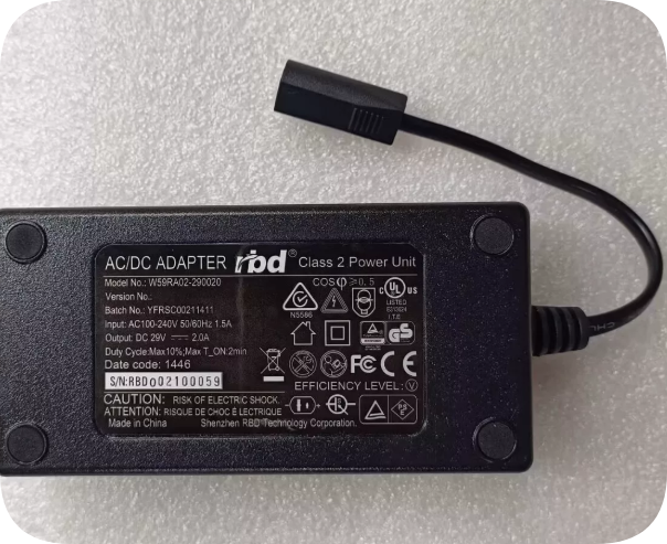 *Brand NEW*Power Supply W59RA02-290020 RBD Electric Sofa 29V 2A Transformer Unit
